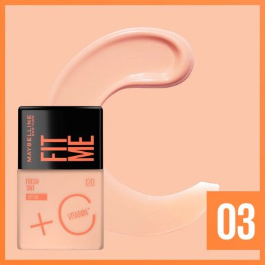 BASE MAYBELLINE NY FIT ME FRESH TINT 03 SPF50 30ML - 3