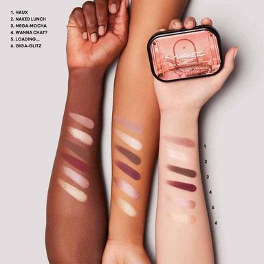 PALETA DE SOMBRAS MAC CONNECT IN COLOUR EYE SHADOW 6.25 G - EMBEDDED IN BURGUNDY - 8