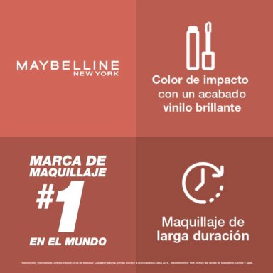 LABIAL MAYBELLINE LÍQUIDO NY VINYL INK NUDES GOLDEN - 6