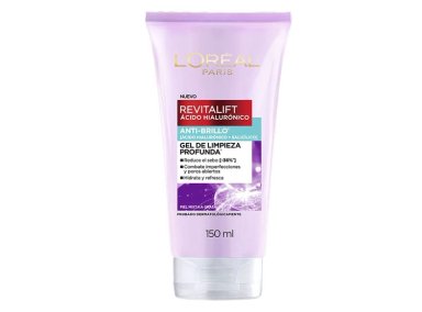 GEL LIMPIADOR ROSTRO Y CUELLO L'ORÉAL REVITALIFT CON ÁCIDO HIALURÓNICO 150 ML - 2
