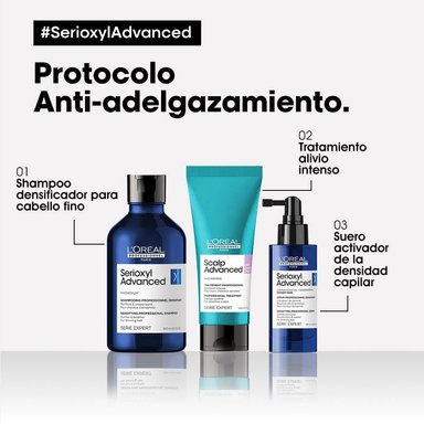 SHAMPOO QUE PURIFICA SUAVEMENTE Y AYUDA A DAR LA SENSACIÓN DE DENSIDAD RENOVADA SERIOXYL DENSITY 300 ML - 7