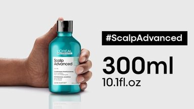 SHAMPOO EN GEL QUE PURIFICA EL CUERO CABELLUDO Y LA FIBRA DE RESIDUOS, SUDOR Y GRASA PARA UNA SENSACIÓN MÁS FRESCA Y LIMPIA SCALP ADVANCED ANTI-OILINESS 300 ML - 7