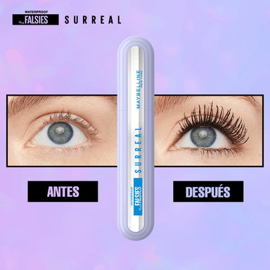 MÁSCARA DE PESTAÑAS MAYBELLINE NY FALSIES SURREAL WTP VERY BLACK - 4