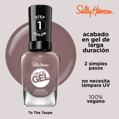 ESMALTE SALLY HANSEN 99350169996 14.7 ML MIRACLE GEL TO THE TAUPE - 4