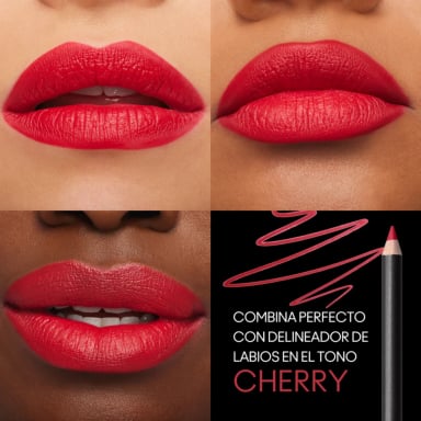 LABIAL MAC XIMAL SILKY MATTE LIPSTICK EN TONO RED ROCK - 3