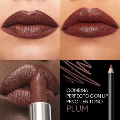 LABIAL MAC XIMAL SILKY MATTE LIPSTICK EN TONO ANTIQUE VELVET - 5