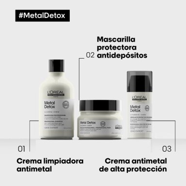 SHAMPOO NEUTRALIZANTE DE METALES METAL DETOX PARA TODO TIPO DE CABELLO LOREAL PROFESSIONNEL 500ML - 6