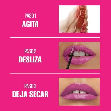 LABIAL MAYBELLINE VINYL INK PINK STRIKING - 4