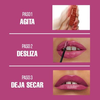 LABIAL MAYBELLINE VINYL INK PINK EDGY - 4