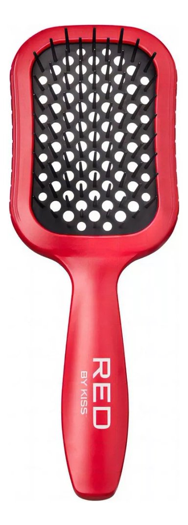 CEPILLO DE PALETA KISS VENTILADA ROJO - 2