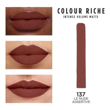 LABIAL LOREAL PARIS COLOUR RICHE NUDES OF WORTH ASSERTIVE #137 - 2