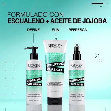CREMA REDKEN HYDRATING CURL 250 ML HIDRATA Y PROTEGE LOS RIZOS DURANTE 72 HORAS - 8