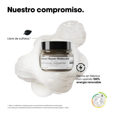 MASCARILLA REPARADORA PROFESIONAL CONCENTRADA ABSOLUT REPAIR MOLECULAR 250ML - 9