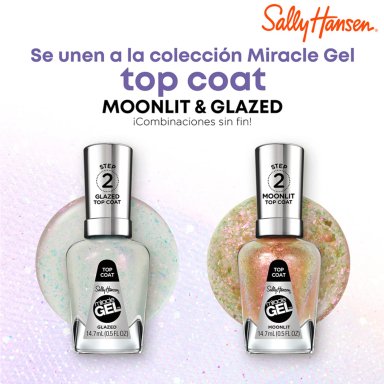 ESMALTE DE UÑAS SALLY HANSEN MIRACLE GEL TOP COAT GLAZED 14.7ML - 6