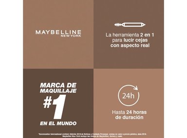 DELINEADOR DE CEJAS MAYBELLINE TATTO BUILD A BROW WATERPROOF - 6