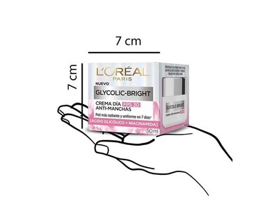 CREMA DÍA ROSTRO Y CUELLO L'ORÉAL ÁCIDO GLICÓLICO FPS30 50 ML - 2