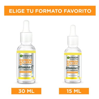 SERUM ROSTRO Y CUELLO GARNIER VITAMINA C EXPRESS ACLARA 15ML - 3