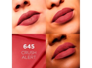 LABIAL LOREAL PARIS LIQUIDO MATTE INFALLIBLE: CRUSH ALERT TONO 645 - 3