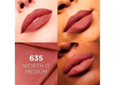 LABIAL LOREAL PARIS LIQUIDO MATTE INFALLIBLE: WORTH IT MEDIUM TONO 635 - 3