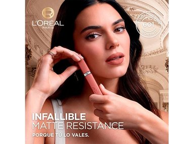 LABIAL LOREAL PARIS LIQUIDO MATTE INFALLIBLE: WORTH IT MEDIUM TONO 635 - 4