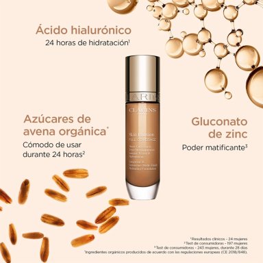 BASE DE MAQUILLAJE CLARINS SKIN ILLUSION FULL COVERAGE 112.3N - 3
