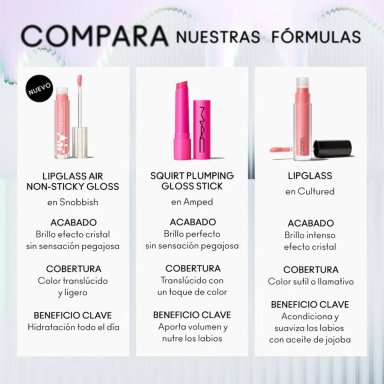 LABIAL MAC LIPGLASS AIR NON-STICKY GLOSS EN EL TONO AESTHETIC - 6