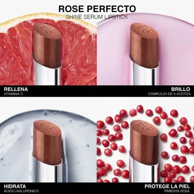 BÁLSAMO LABIAL GIVENCHY ROSE PERFECTO SHINE N117 CHILLING BROWN - 4