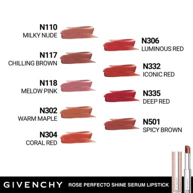 BÁLSAMO LABIAL GIVENCHY ROSE PERFECTO SHINE N117 CHILLING BROWN - 5