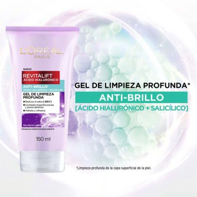 PACK L'ORÉAL CREMA GEL HUMECTANTE + GEL LIMPIADOR - 4