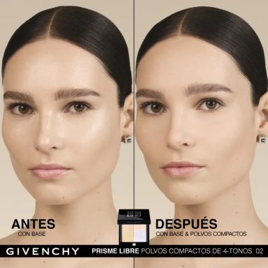 POLVO GIVENCHY COMPACTO PRISME LIBRE N02 SATIN BLANC - 5