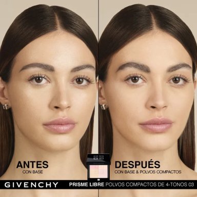 POLVO GIVENCHY COMPACTO PRISME LIBRE N03 VOILE ROSÉ - 5