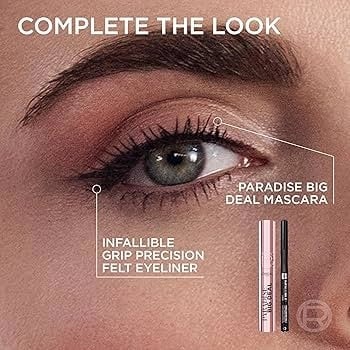 MÁSCARA PESTAÑAS LOREAL PROFESSIONNEL LASH PARADISE BIG DEAL BLACK WSH - 6