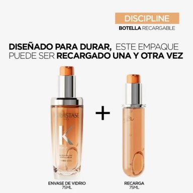ACEITE CAPILAR DISCIPLINE 75 ML PARA CONTROL DE FRIZZ - 4