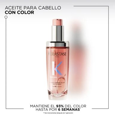 RECARGA  ACEITE CAPILAR CHROMA 75ML  PARA CUIDADO DEL CABELLO CON COLOR - 3