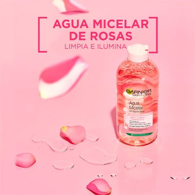 AGUA MICELAR GARNIER ROSAS 400 ML - 5
