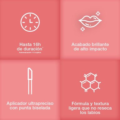 LABIAL L'ORÉAL PARIS INFALLIBLE LAQUE RESISTANCE LE NU ROSE - 4