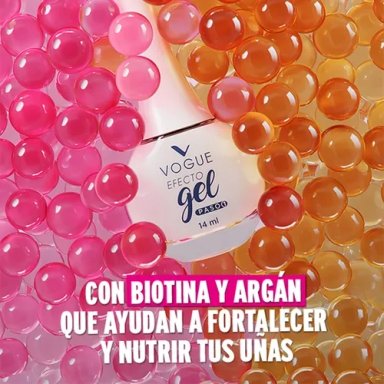 ESMALTE UÑAS VOGUE EFECTO GEL TONO MEDITAR + BRILLO DIAMANTE PACK - 6