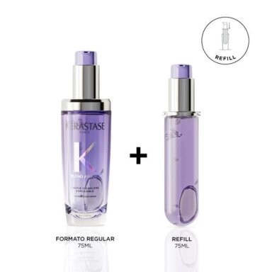 SET KERASTASE BLOND ABSOLU: ACEITE 75ML + REFILL 75ML PARA CABELLO RUBIO - 1