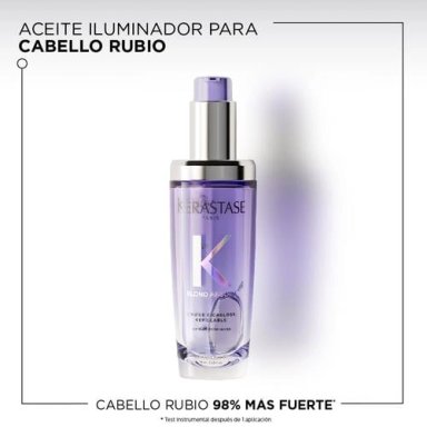 SET KERASTASE BLOND ABSOLU: ACEITE 75ML + REFILL 75ML PARA CABELLO RUBIO - 4
