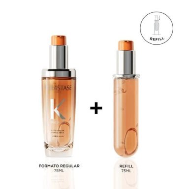 SET KERASTASE DISCIPLINE: ACEITE 75ML + REFILL 75ML PARA CONTROL DE FRIZZ