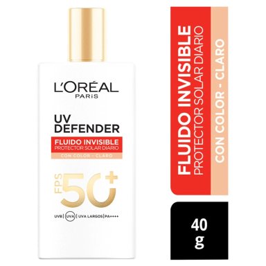 PROTECTOR SOLAR LOREAL UV DEFENDER FLUIDO INVISIBLE CLARO 40 GR - 1