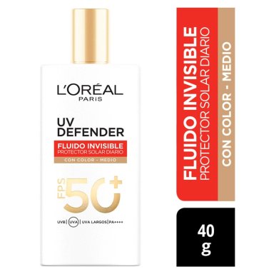 PROTECTOR SOLAR LOREAL UV DEFENDER FLUIDO INVISIBLE MEDIO 40 GR - 1