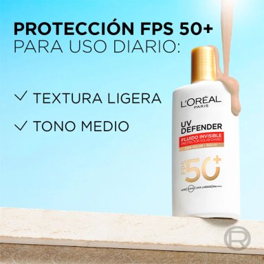 PROTECTOR SOLAR LOREAL UV DEFENDER FLUIDO INVISIBLE MEDIO 40 GR - 3