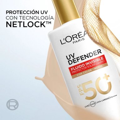 PROTECTOR SOLAR LOREAL UV DEFENDER FLUIDO INVISIBLE MEDIO 40 GR - 4