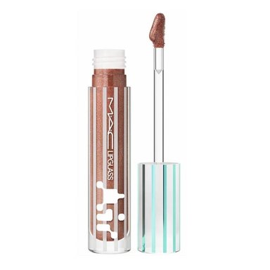 LABIAL LÍQUIDO MAC LIPGLASS AIR - TWINKLE TAUPE - 1