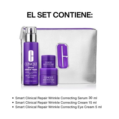 SET CLINIQUE ANTIEDAD SMART - WRINKLE FIGHTING ROUTINE - 2