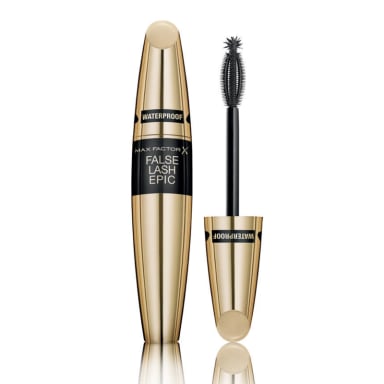 PACK MAX FACTOR MÁSCARA FALSE LASH EPIC WP + DELINEADOR MASTERPIECE MATTE LIQUID BLACK + MINI NECESER - 3