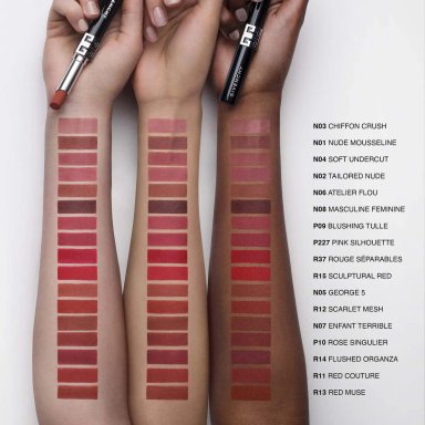 LABIAL GIVENCHY LE ROUGE VELVET MATTE N04 DELICADEZA OCULTA - 8