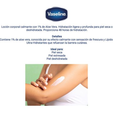 CREMA CORPORAL VASELINE SOOTHING HYDRATION 295 ML - 7