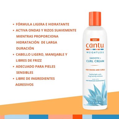 CREMA PARA CABELLO CANTU WEIGHTLESS SMOOTHING CURL - 3